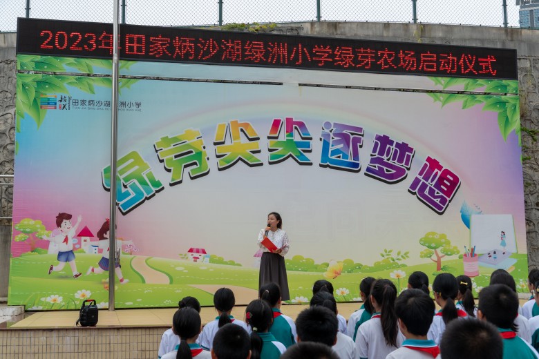 韶关：田家炳沙湖绿洲小学劳动教育农场开课 今托管平台赋能课6686体育后服务数字化“升级”(图1)